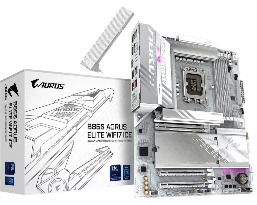Gigabyte Mainboard B860 AORUS ELITE WIFI7 ICE