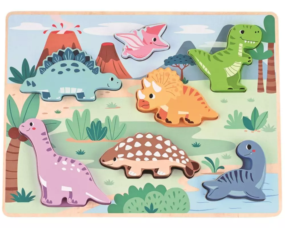 Spielba Holzspielwaren Puzzle 3D Dino