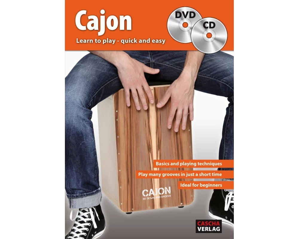Cajon: Learn to play - quick and easy + CD + DVD
