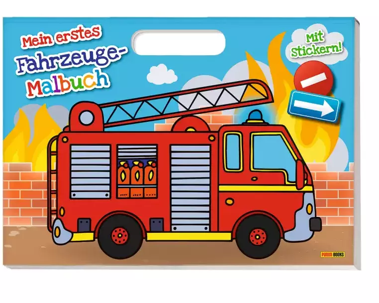 Mein erstes Fahrzeug-Malbuch