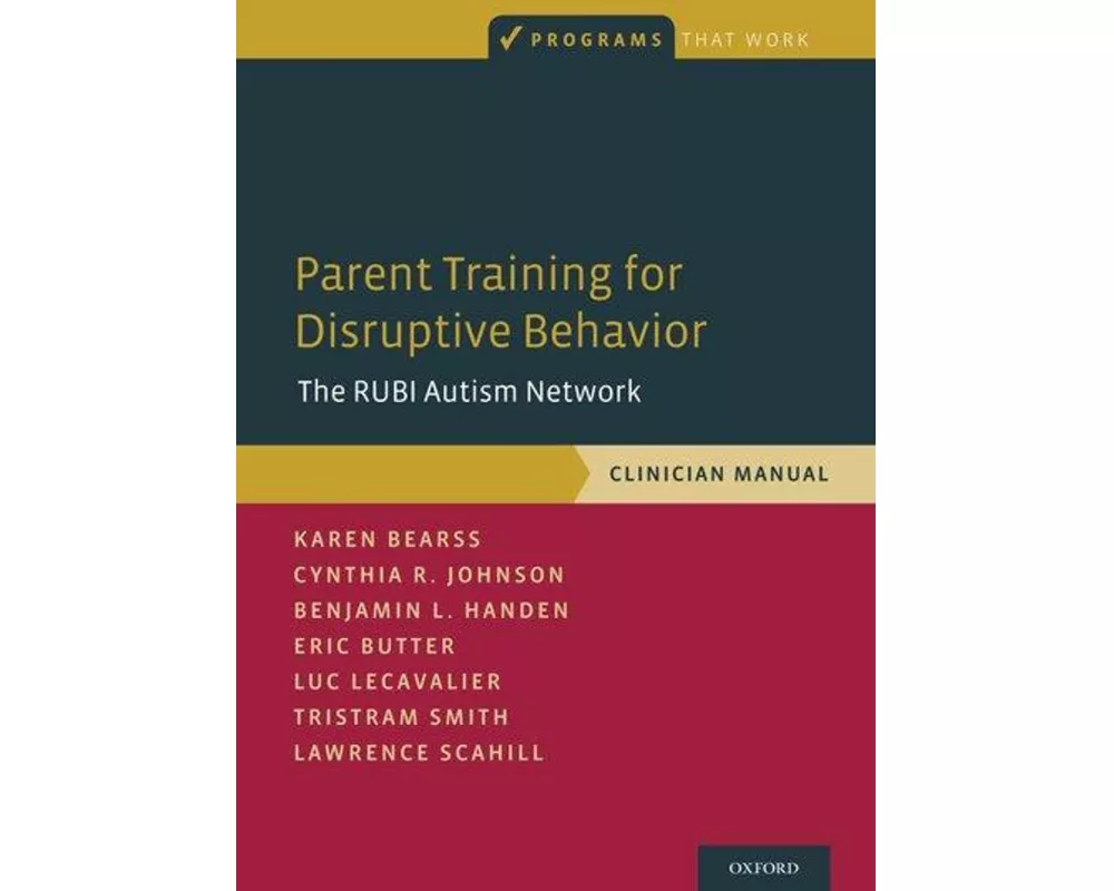 Parent Training for Disruptive Behavior