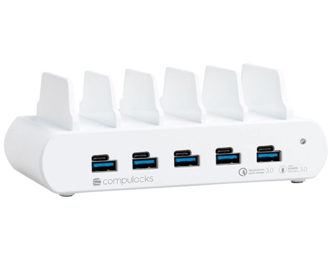 5P USB&USB_C Multiple Tablet Charging St