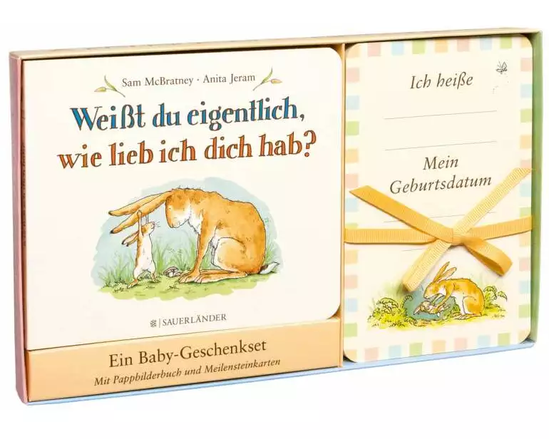 Weißt du eigentlich, wie lieb ich dich hab? Ein Baby-Geschenkset