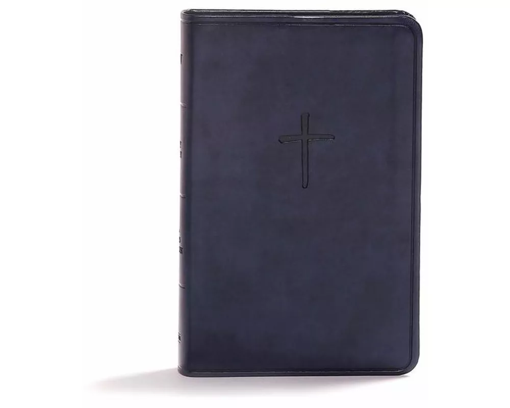 CSB Compact Bible, Value Edition, Navy Leathertouch