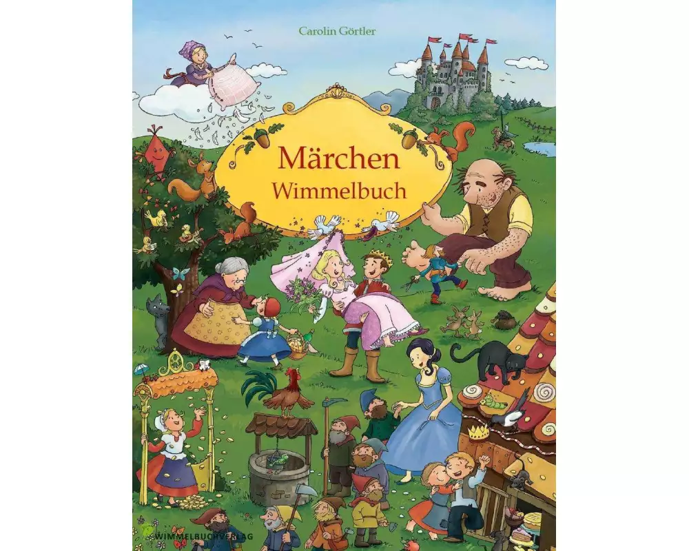 Märchen Wimmelbuch für Kinder ab 3 Jahren (Bilderbuch ab 3 Jahre, Mein Gebrüder Grimm Märchenbuch)