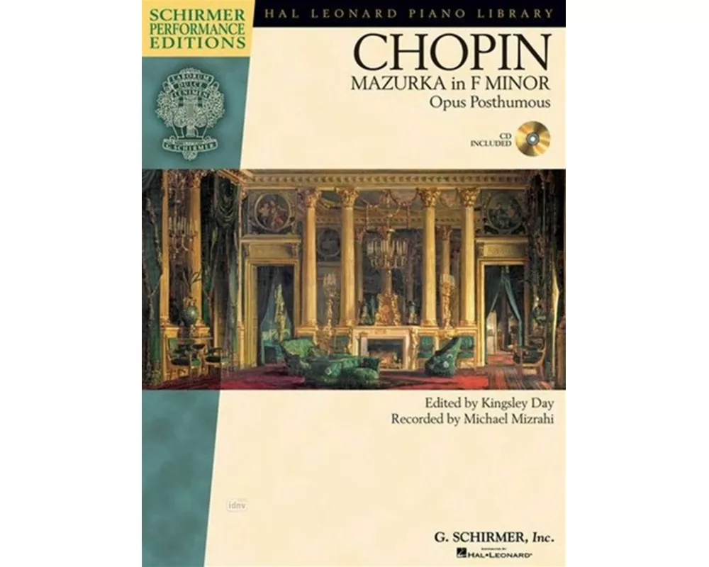 Chopin: Mazurka in F Minor, Opus Posthumous [With CD (Audio)]