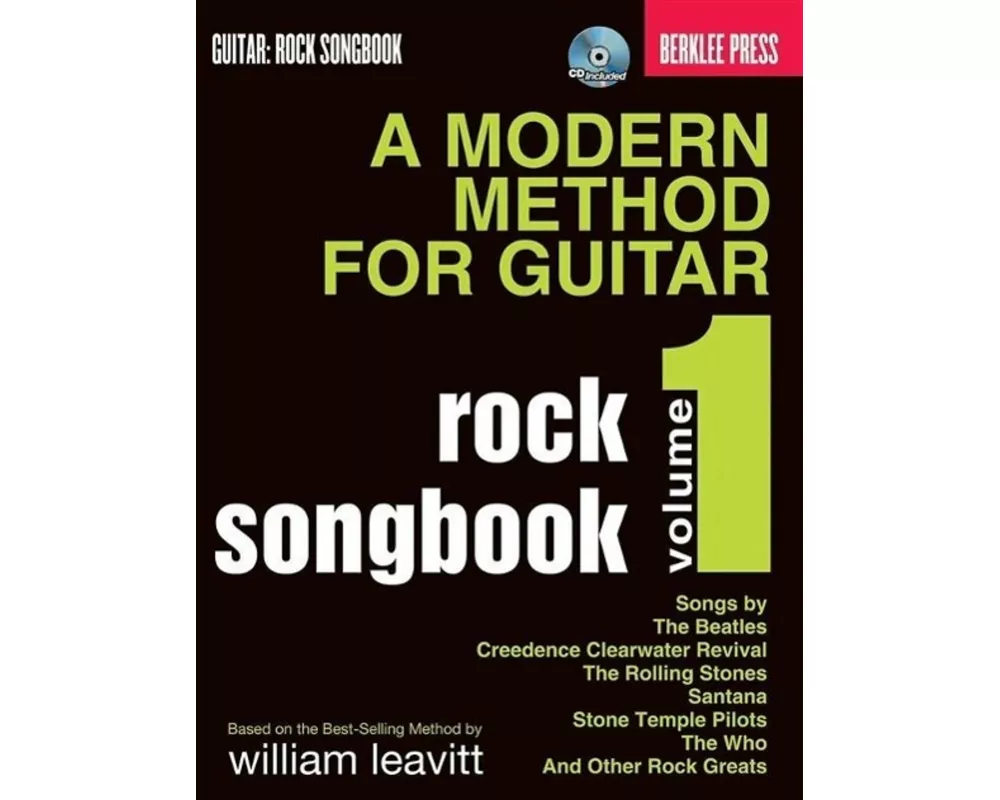 A Modern Method for Guitar Rock Songbook, Volume 1