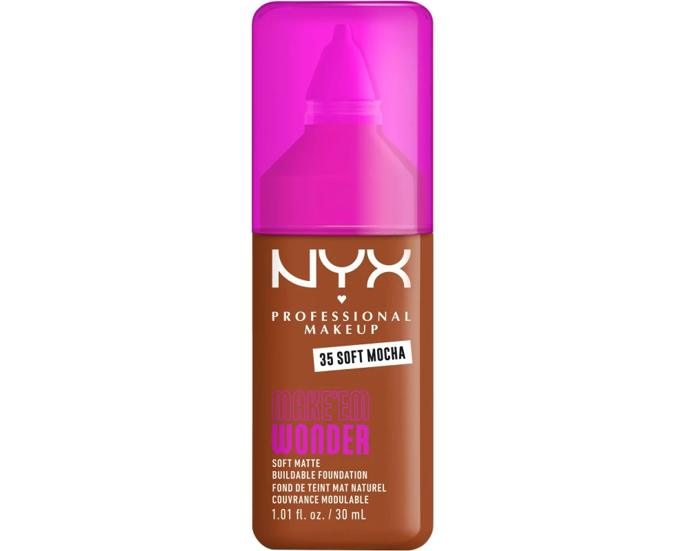 NYX Professional Makeup Foundation Make em Wonder 35 Soft Mocha