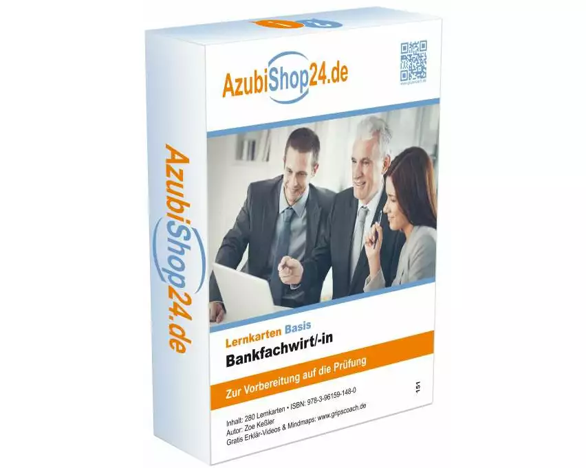 AzubiShop24.de Basis-Lernkarten Bankfachwirt.. Prüfungsvorbereitung