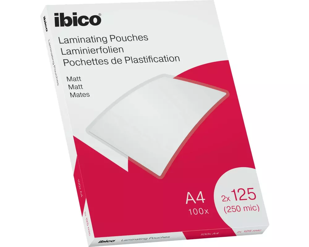 Ibico Laminierfolie Premium A4 125 µm, matt, 100 Stück
