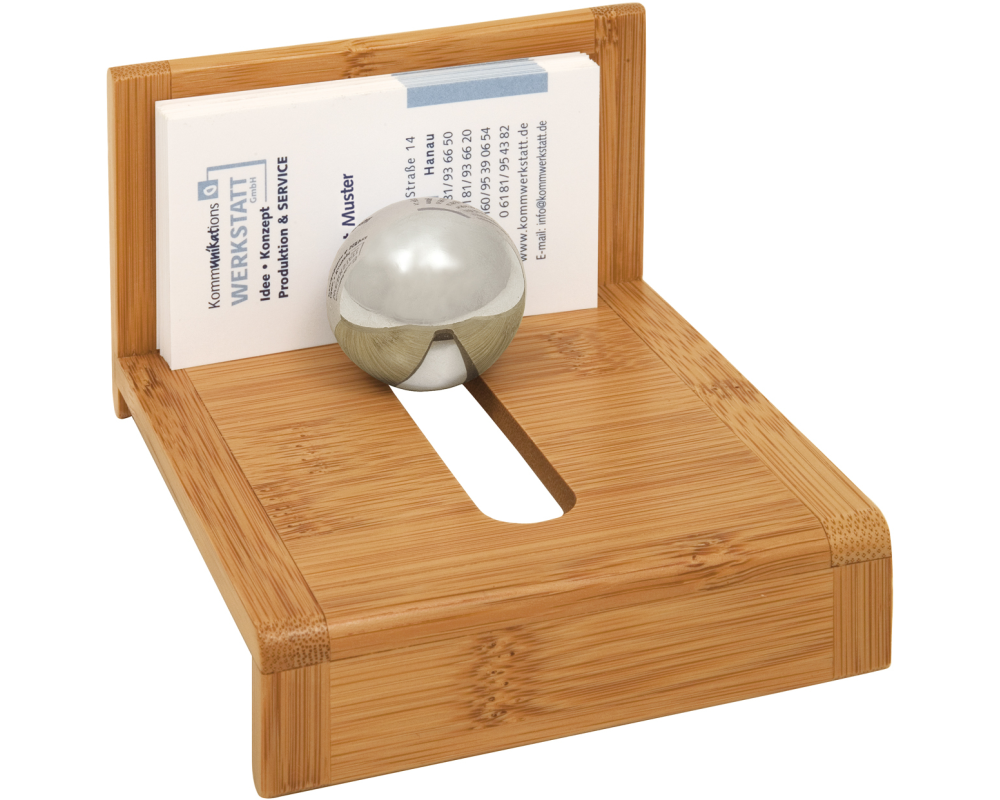 WEDO Visitenkartenhalter 611407 braun 11.4x10x6.9 cm