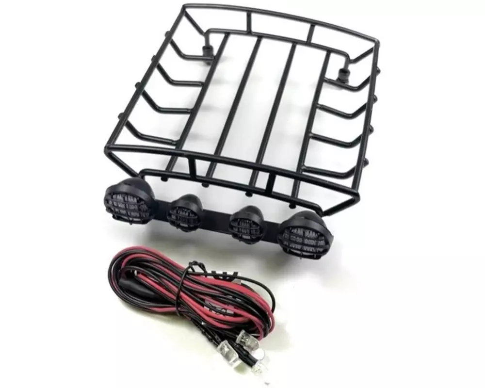 Absima 1:10 Metal Dachträger inkl. LED Set 130 mm