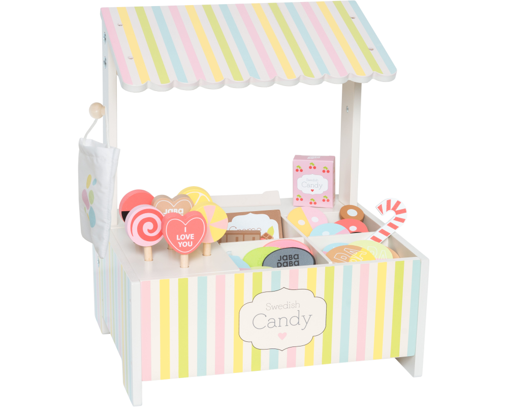 JABADABADO Marktstand mini 31x25x36cm W7290 Swedish candy