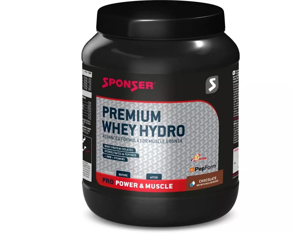Sponser Pulver Premium Whey Hydro Schokolade 850 g