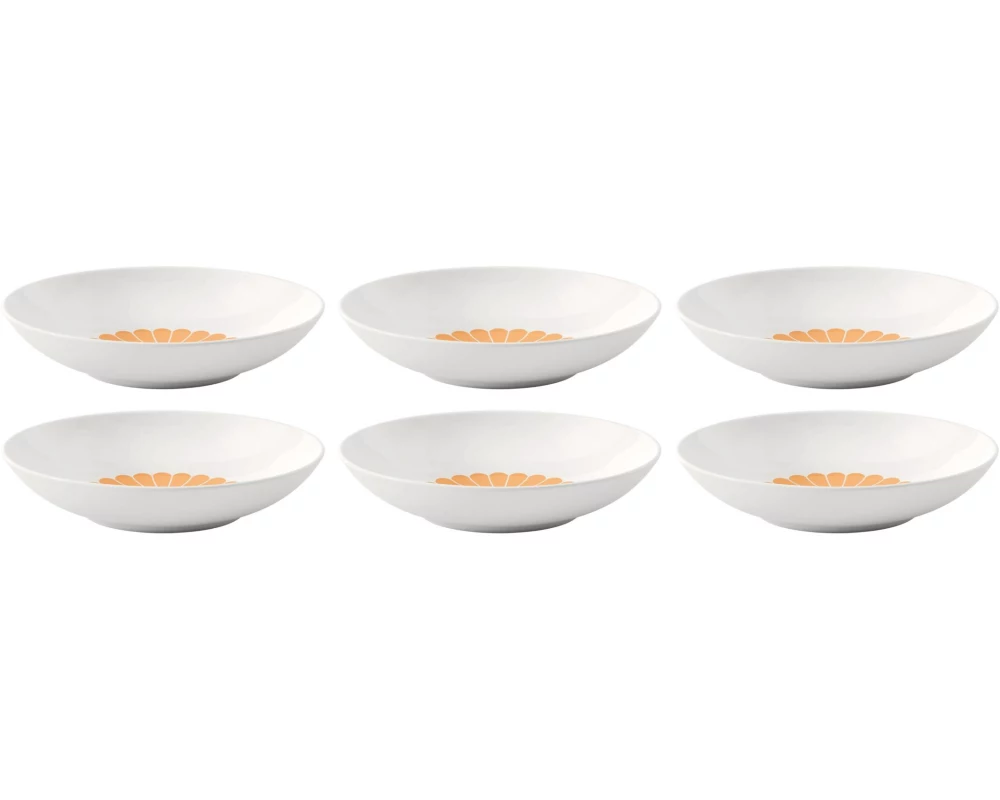 Villeroy & Boch Pastaschale Fleur 6 Stück, Gelb