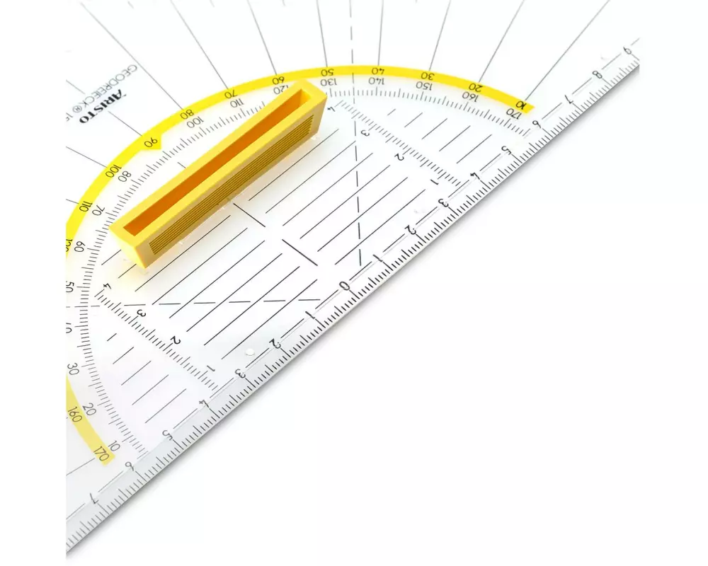 Aristo Geodreieck 25 cm mit Facette und Tuschnoppen