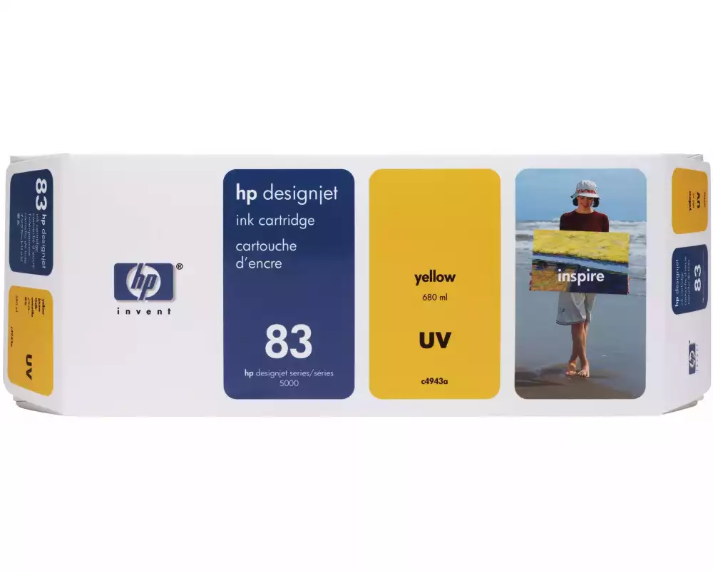 HP Tinte Nr. 83 (C4943A) Yellow