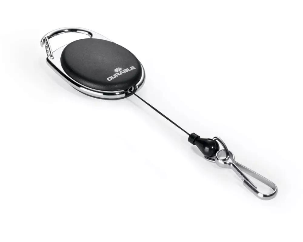 DURABLE Ausweishalter Style Schwarz, 1 Stück