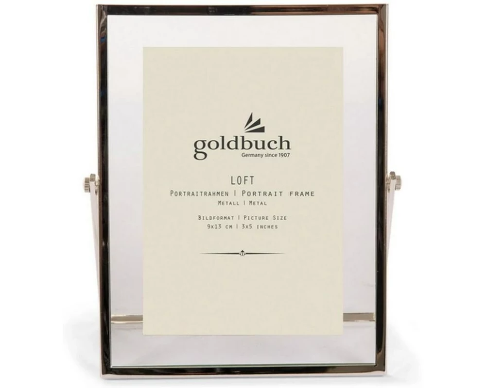 Goldbuch Bilderrahmen Loft Silber, 9 x 13 cm