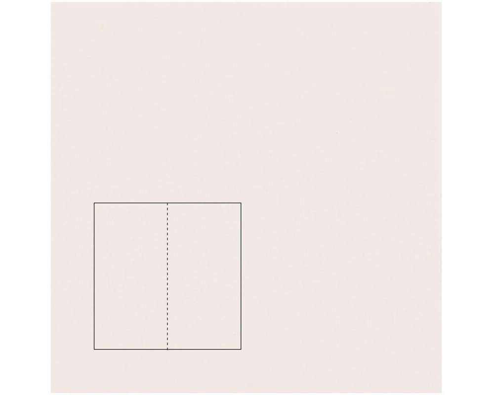 Rico Design Paper Poetry Essentials DL Klappkarte lang A6, Elfenbein