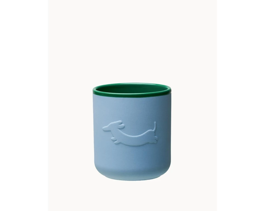 Chic Mic Good Mood Serie Mug-Dogue 380 ml, Blau/Grün