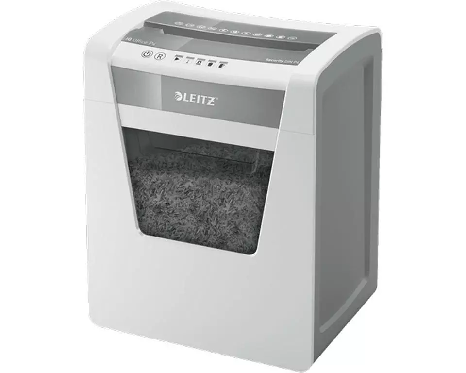 Leitz Bürogeräte Aktenvernichter IQ Office, P-4, bis zu 15 Blatt
