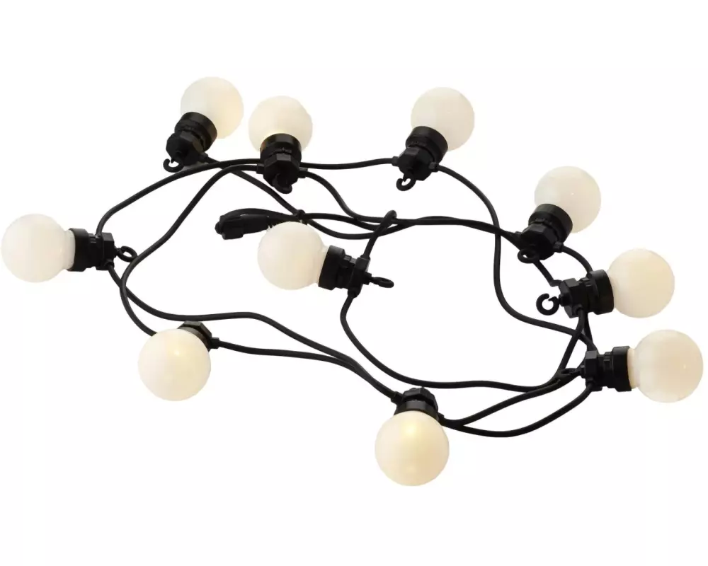 Sirius Lichterkette Lucas 300 cm, Schwarz/Weiss