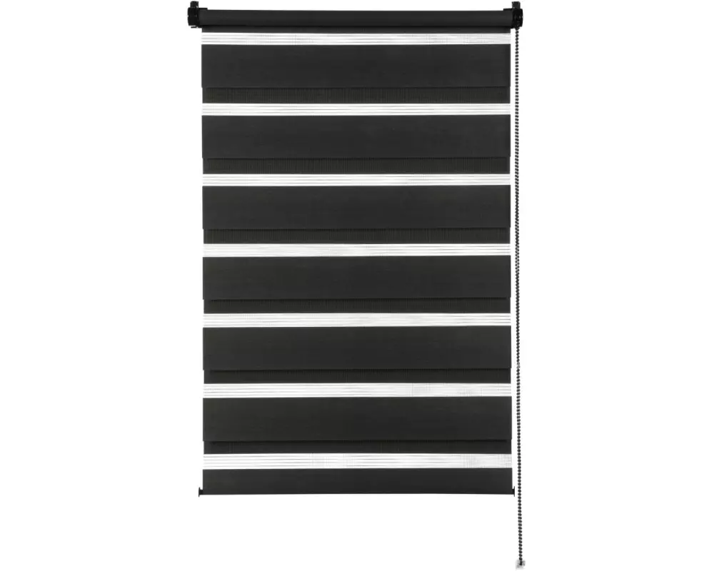 Gardinia Doppelrollo NoName Easyfix 45 x 150 cm, Schwarz