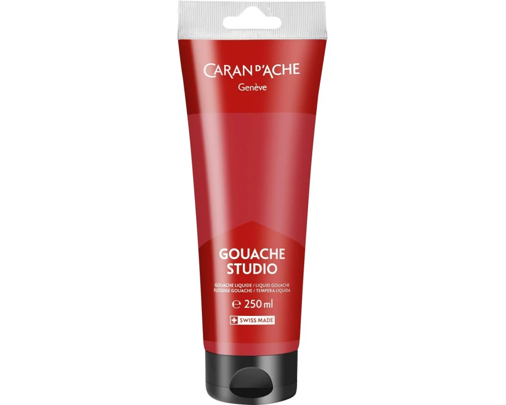 Caran d'Ache Wasserfarbe Gouache Studio 250 ml, Rot