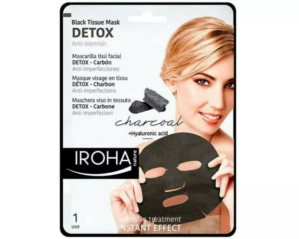 iroha Detox Schaumreiniger Charcoal Black 1 Stück