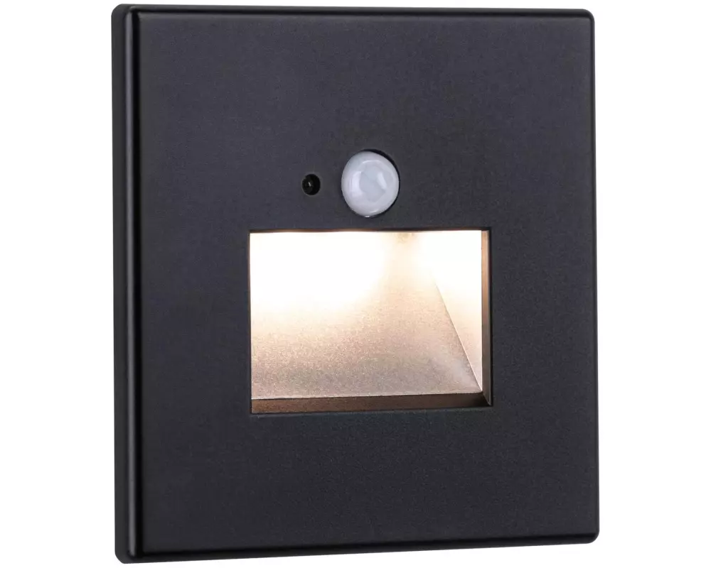 Paulmann LED Wandeinbauleuchte Edge Schwarz matt