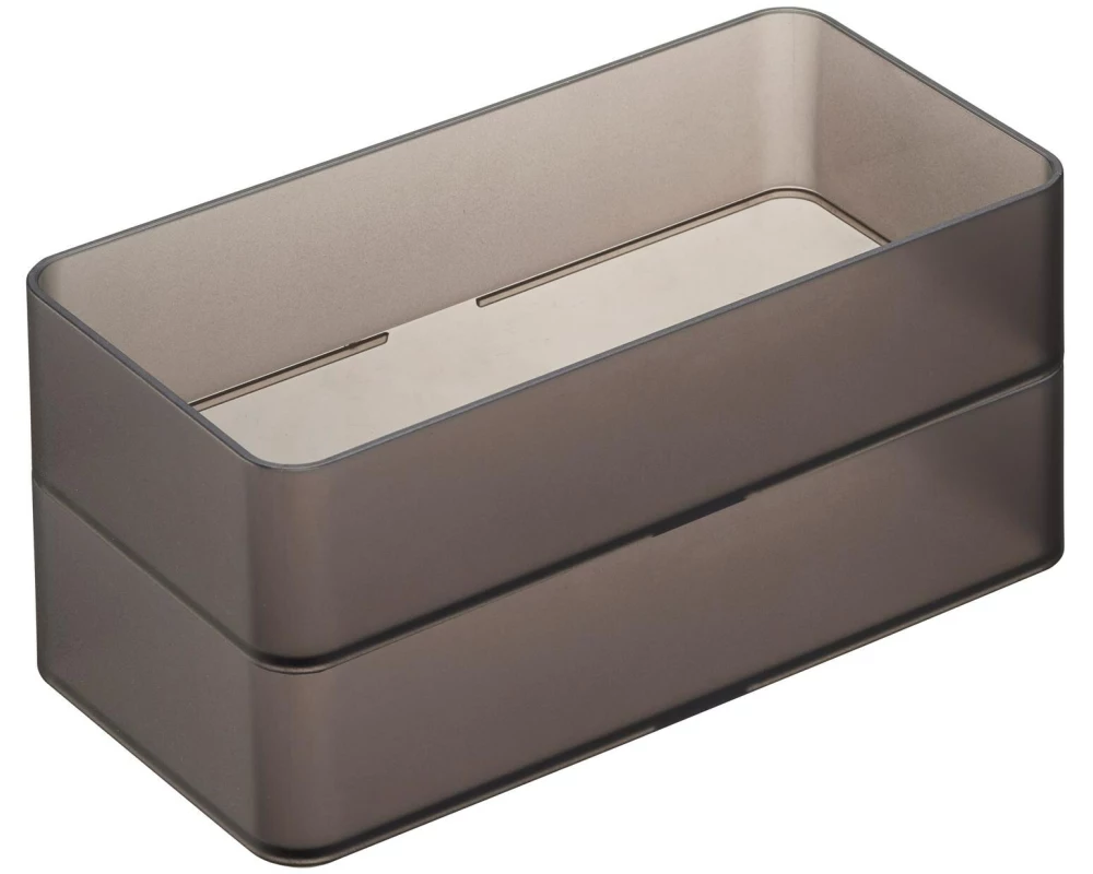 Yamazaki Schubladenbox Organizer M Tower 2er Set Schwarz