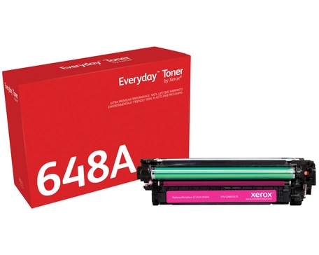 Everyday Magenta Toner by compatible with HP 648A (CE263A), Standard capacity. Colour toner page yield: 11000 pages, Black toner page yield: 11000 pages, Printing colours: Magenta, Quantity per pack: 1 pc(s)