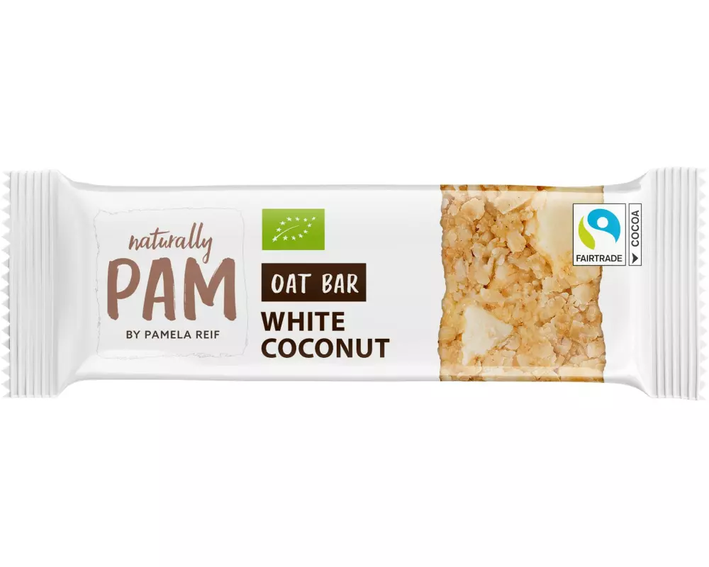 Naturally Pam Riegel Bio Oat Bar White Coconut 12 x 40 g