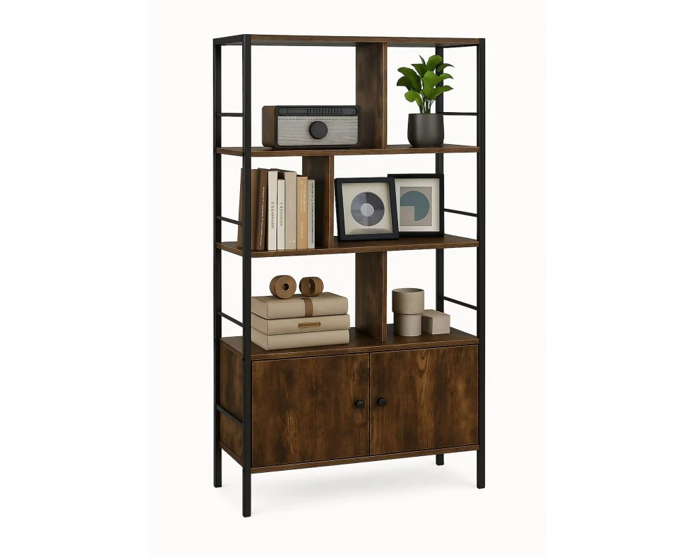 relaxdays Regal 154.5 x 74 cm Braun