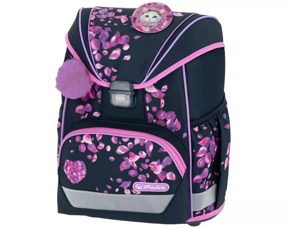 Herlitz Schulrucksack UltraLight Plus Blossom Dance 4-teilig, 16 l