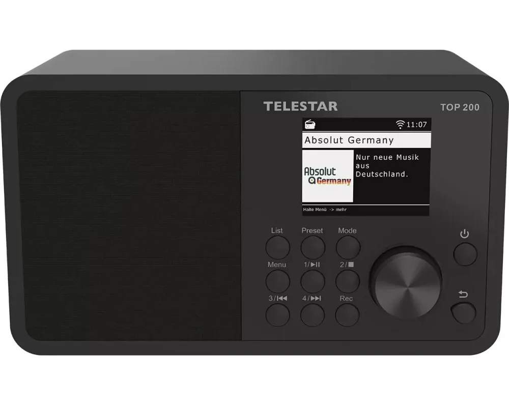 Telestar Internet Radio TOP 200 Schwarz