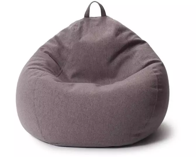 Lumaland Sitzsack Comfort Line 120 L, Dunkelgrau