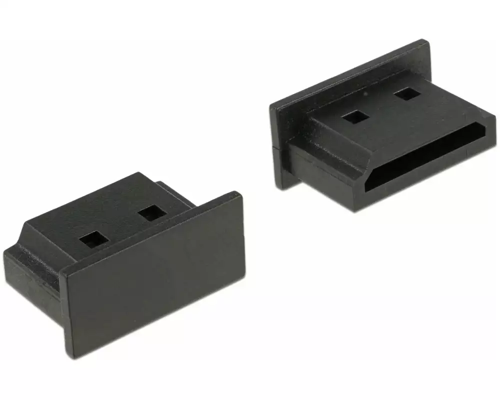 Delock Staubschutz HDMI-A f ohne Griff 10 Stk. Schwarz