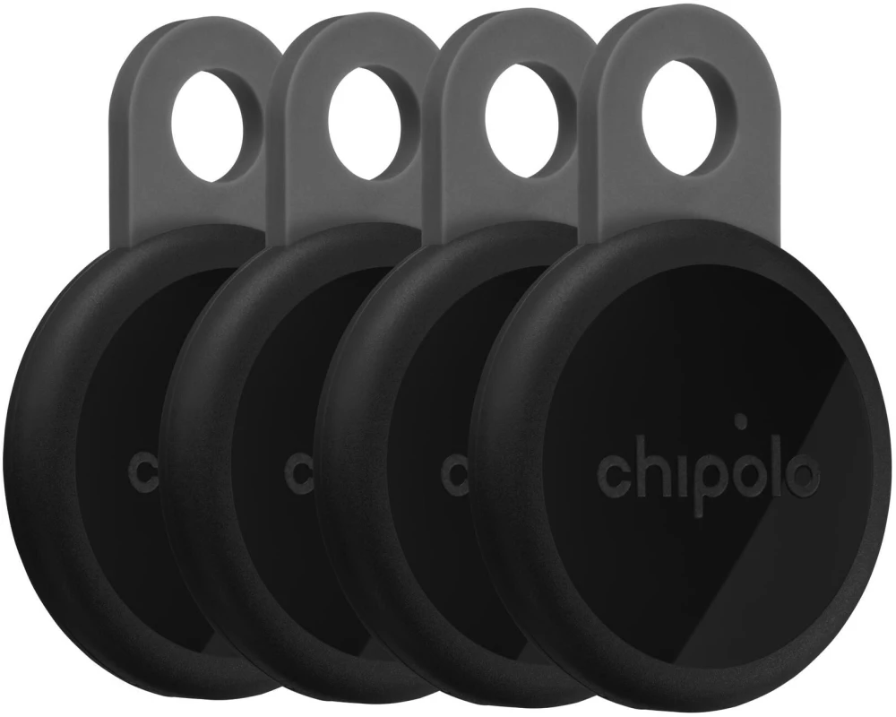 Chipolo LOOP 4er Pack (Apple & Google Find My) Schwarz