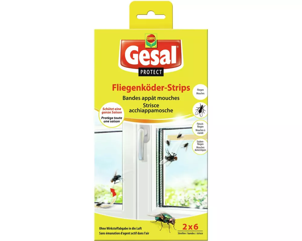 Gesal Protect Fliegenköder-Strips 2x6 Stk