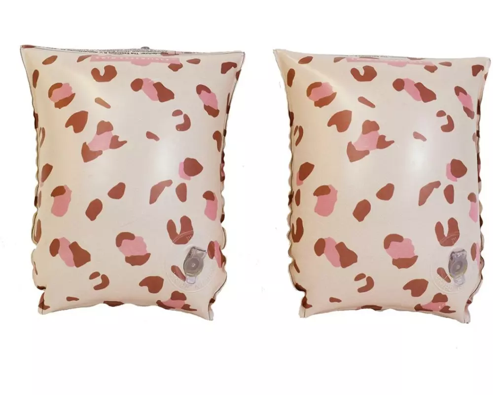 Swim Essentials Schwimmflügel 0-2 Jahre Old Pink Leopard