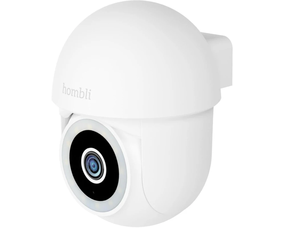 hombli Netzwerkkamera Smart Pan and Tilt Camera, Weiss