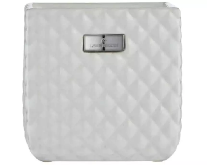 Lene Bjerre Blumentopf Portia 15 x 16 cm, Weiss