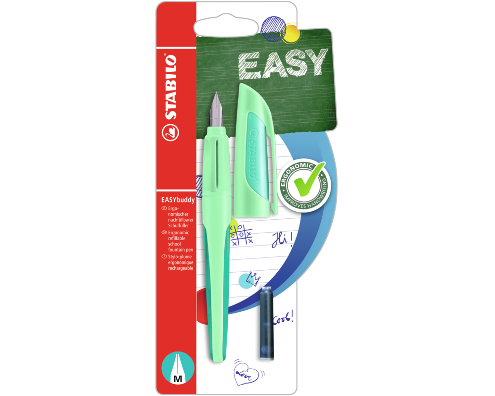 STABILO Füllhalter EASYbuddy M B-58776-5 minze