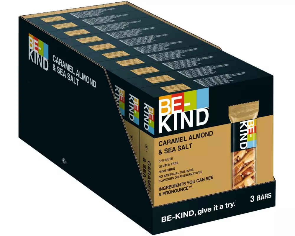 BE-KIND Caramel Almond & Sea Salt 30 x 30 g