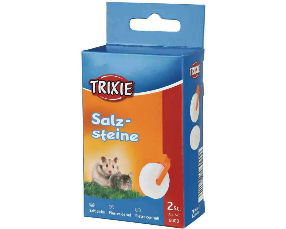 Trixie Salzleckstein 54 g mit Halter, 2 Stück