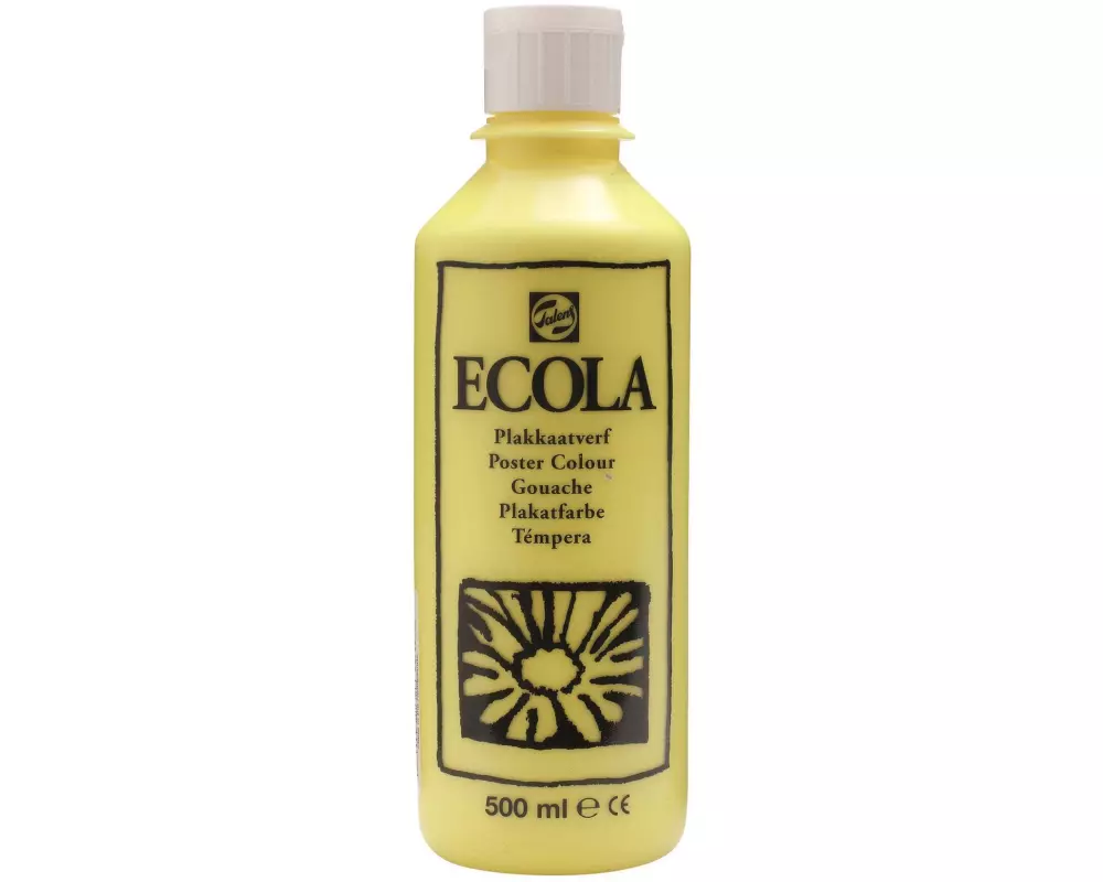 Talens Plakatfarbe Ecola 500 ml, zitronengelb