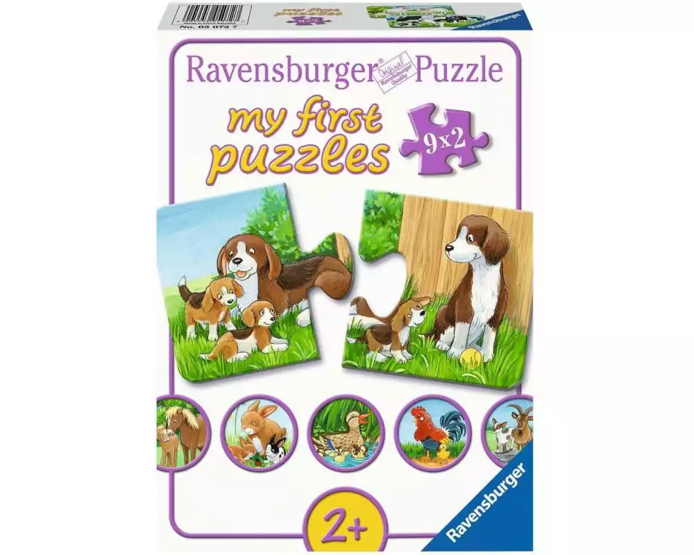 Ravensburger Kleinkinder Puzzle my first puzzles Tierfamilien Bauernhof