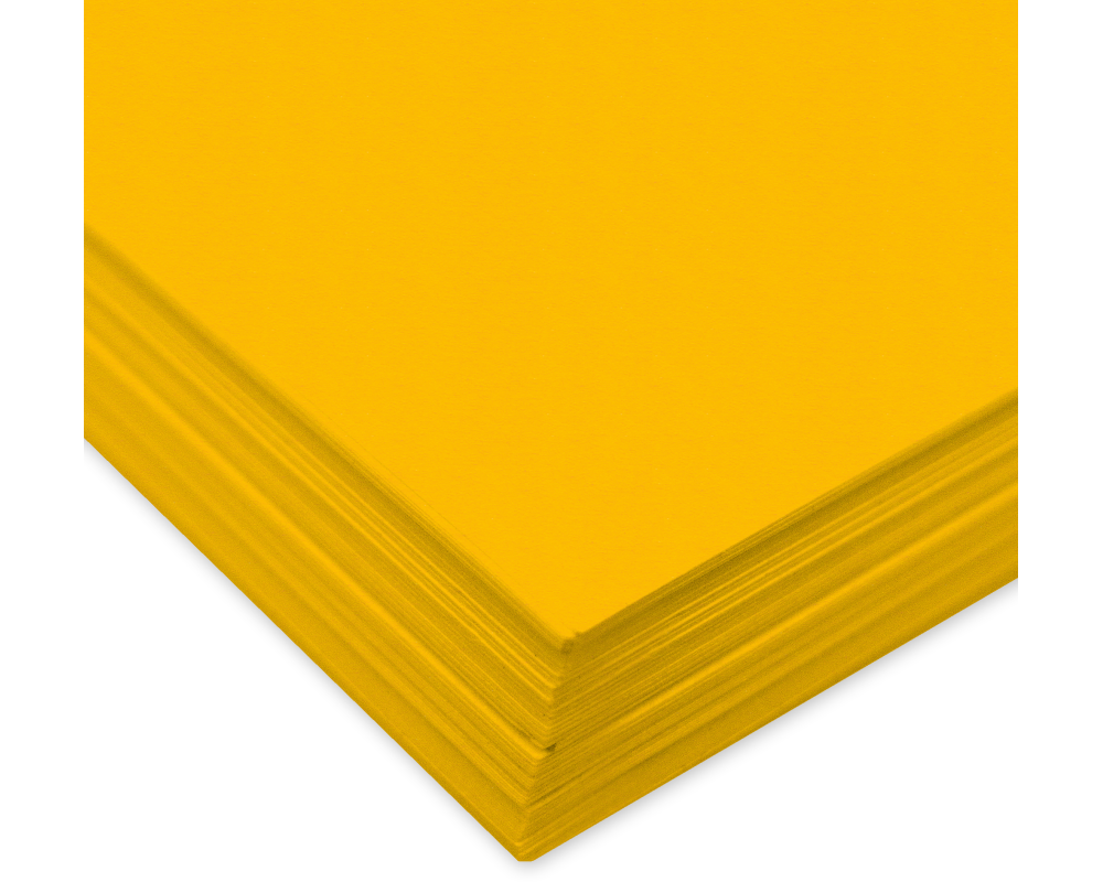 URSUS Tonzeichenpapier A4 2174619 130g, mailgelb 100 Blatt